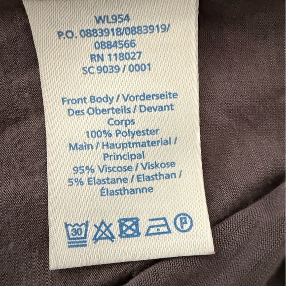 Boden Mixed Media Long Sleeve Block Silky Top blouse women plus size 14 - Picture 8 of 9